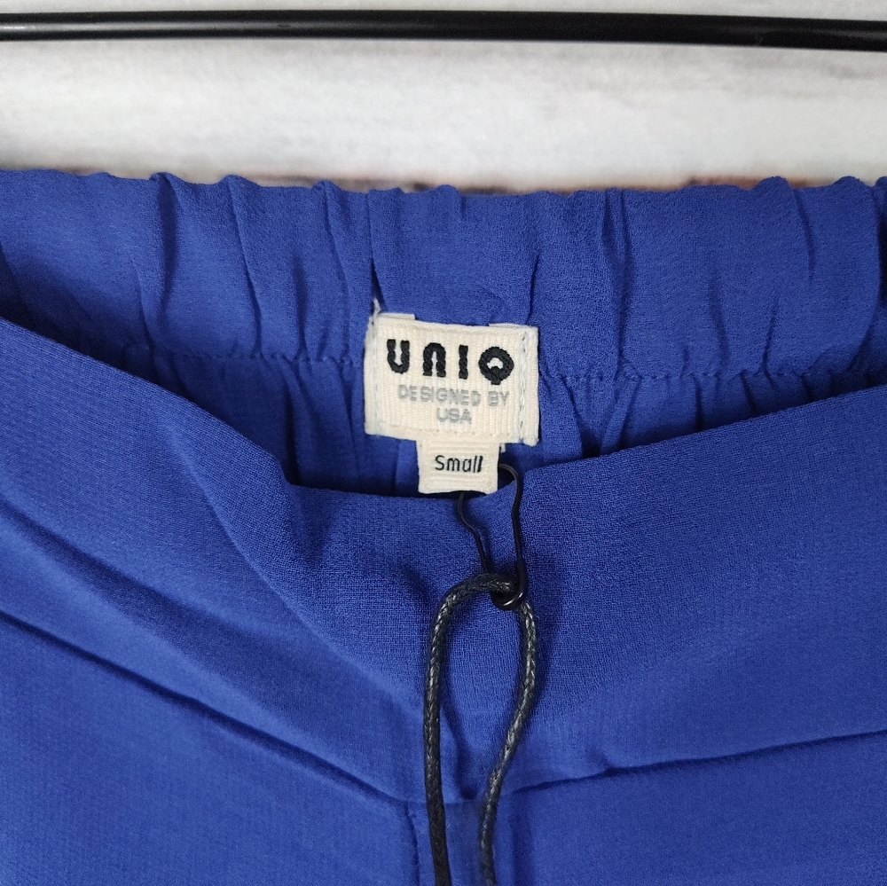 UNIQ Sheer Wide Leg Dress Pants - Picture 12 of 12